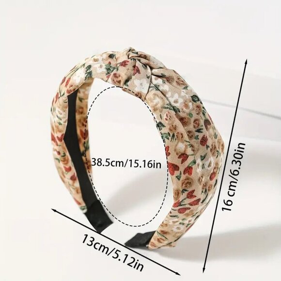 4pcs/set Wide Brimmed Knotted Head Band - Picture 3 of 7